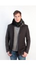 Black mink fur stole scarf - unisex